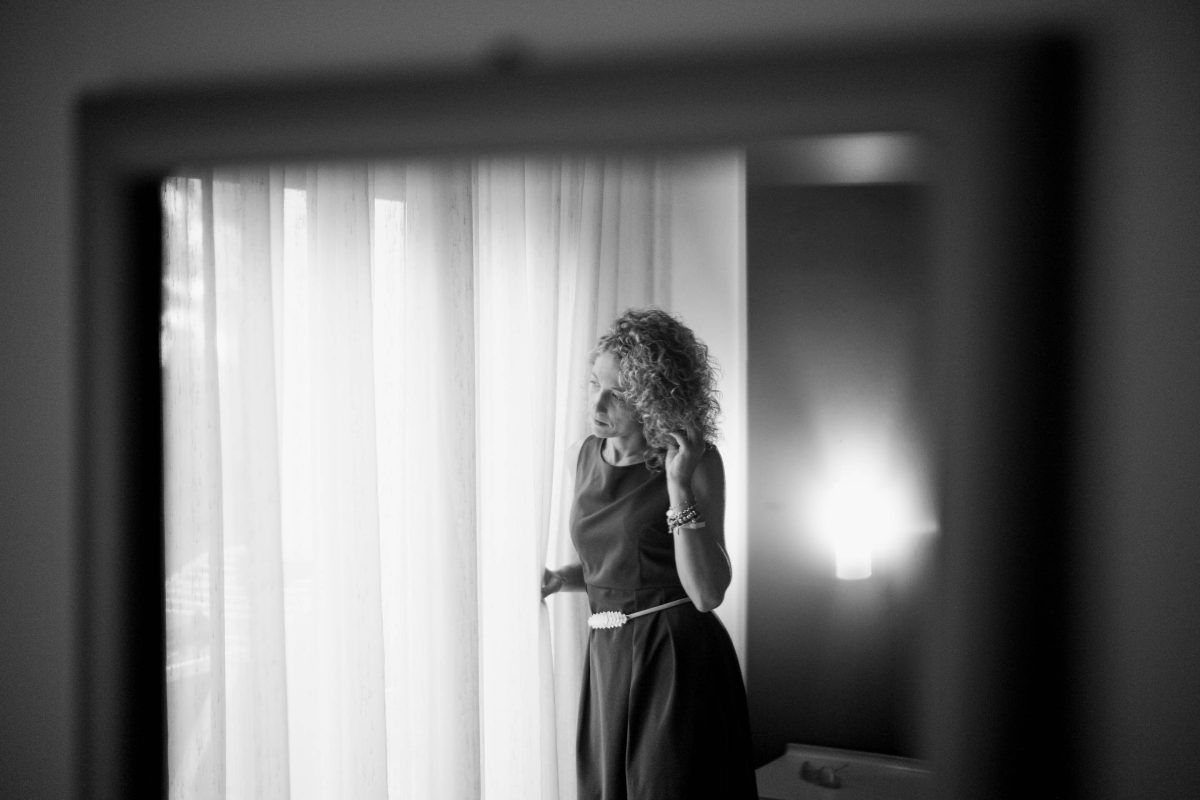 ritratto in bianco nero