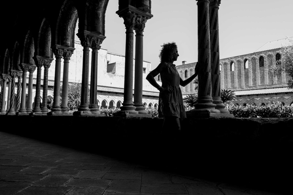 ritratto in bianco nero